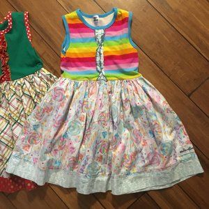 Chris N Missy Lollipop Rainbow Dress size 6